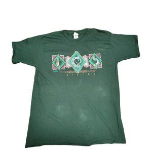 Vintage 1995 Desert Impressions Southwestern Aztec Tribal‎ Design Size XL